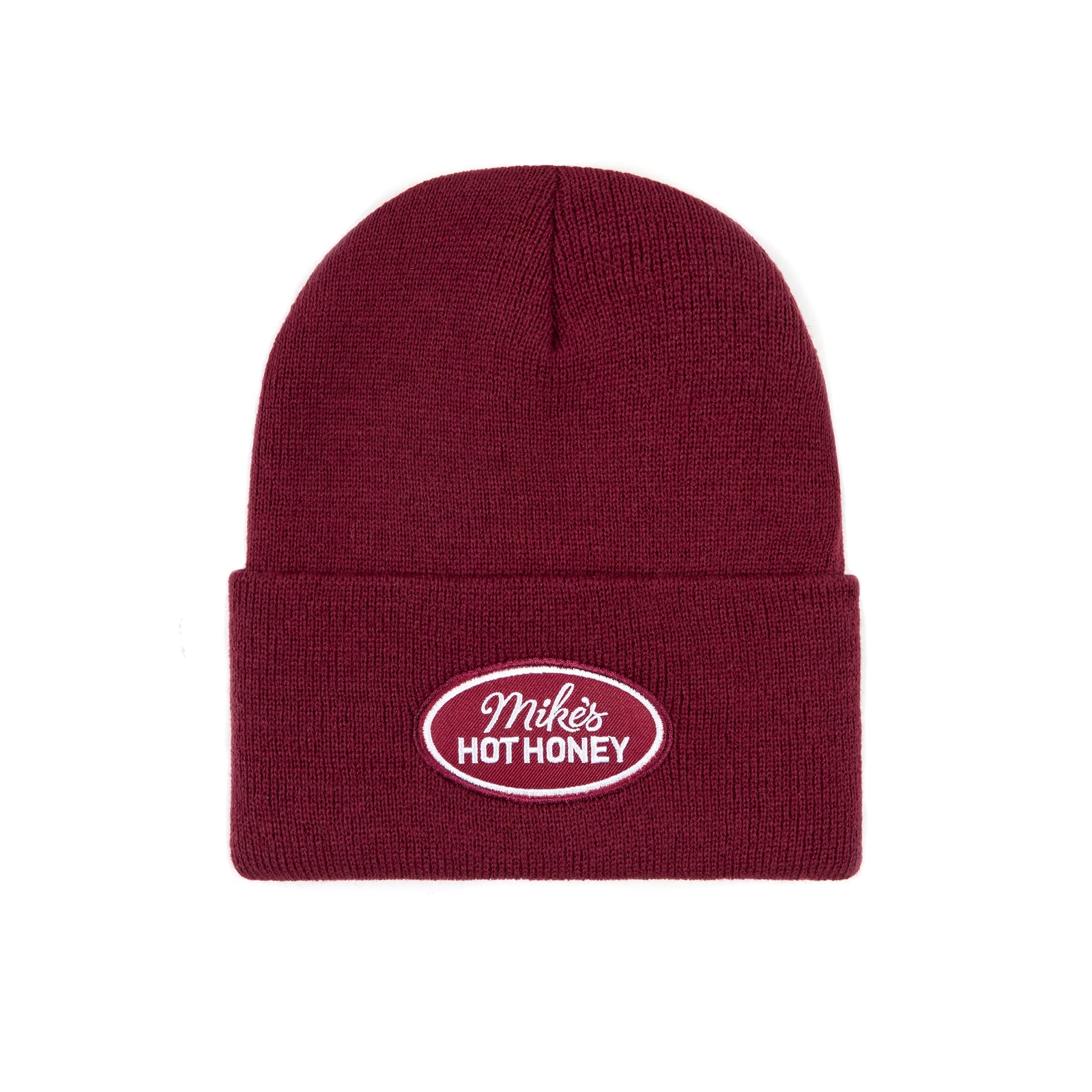 Knit Beanie with Patch