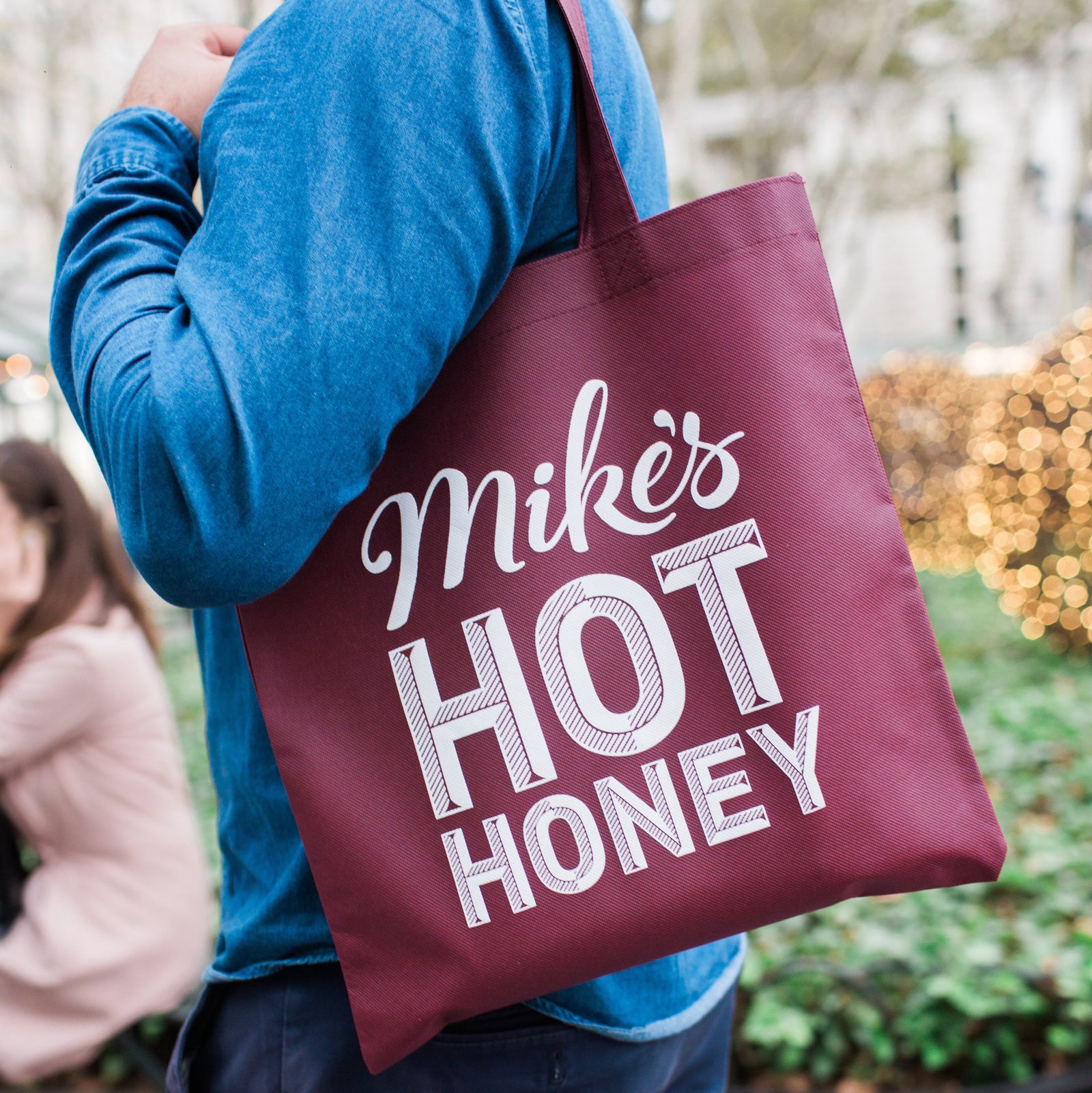 honey tote bag